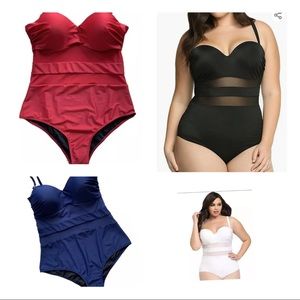 COPY - Black Underwire Monokini One Piece Swimwea…